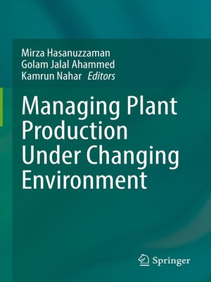 cover image of Managing Plant Production Under Changing Environment